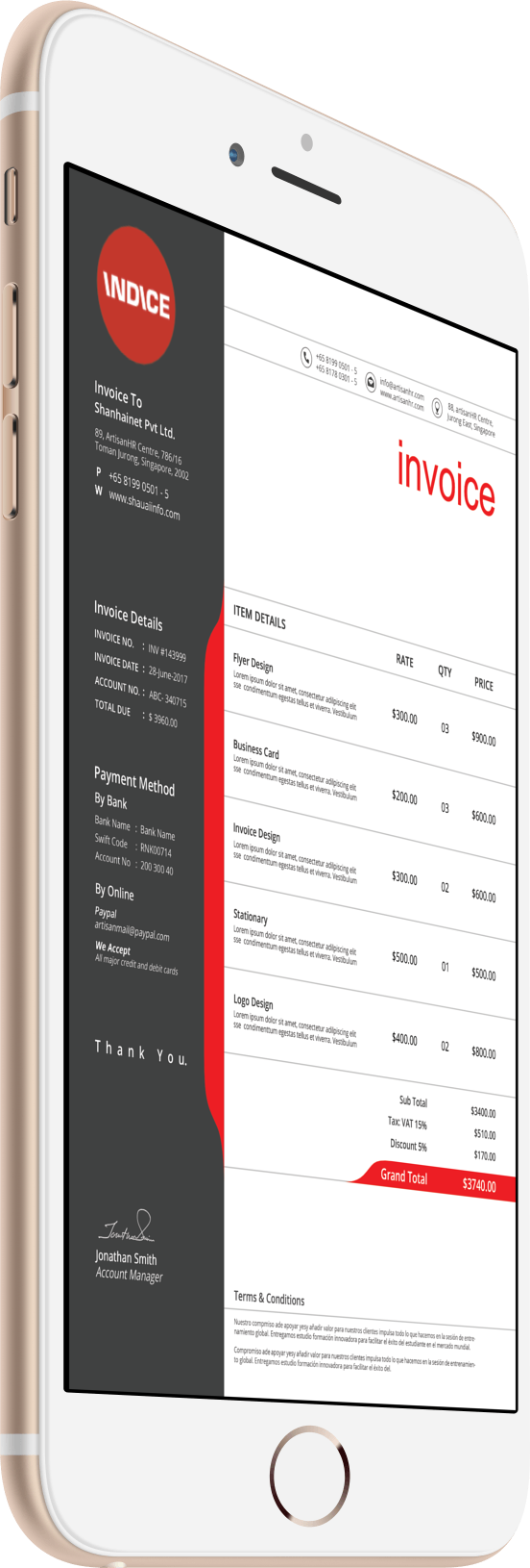 invoice-in-iphone